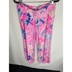 Lilly Pulitzer wide leg Pull-on pants size large
